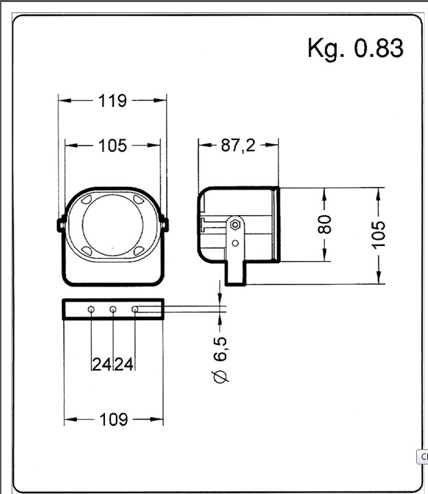 Sirène Police 2 tons pour véhicule prioritaire 129 € TTC