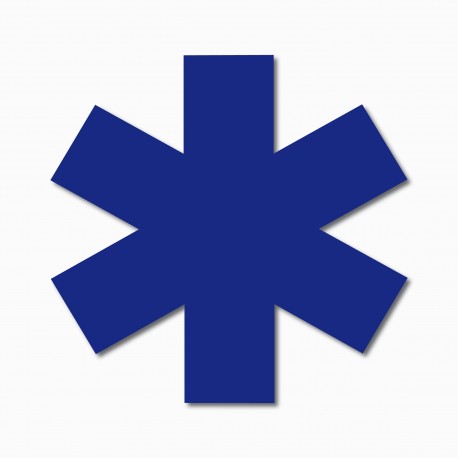 Adhésif vinyle Croix de Vie Ambulance