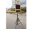 Support mobile radar afficheur de vitesse radar pédagogique