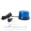 Gyrophare B16 LED bleu magnétique câble lisse