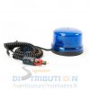 Gyrophare B16 LED bleu câble spiralé