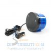 Gyrophare LED bleu B16 super magnétique câble lisse
