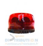 Gyrophare Gyroled rouge Classe 1 (6 modèles au choix)