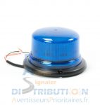 Gyrophare LED B16 Bleu – Fixation permanente (ISO)