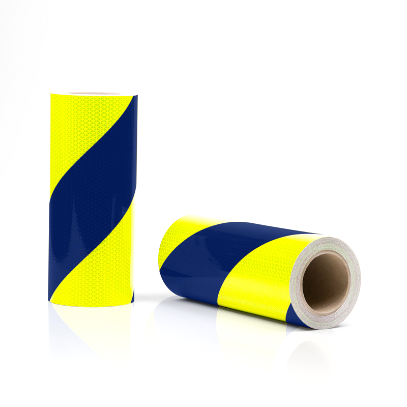 Rouleaux de balisage jaune-bleu pour véhicule d'urgence